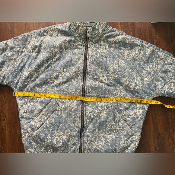 Free People Blue Floral Jacket - Picture 2 of 5